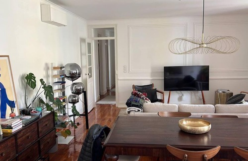 Penha de Franca Apartment | Inviting Casa das Flores: 4BR with Office Space & A/C