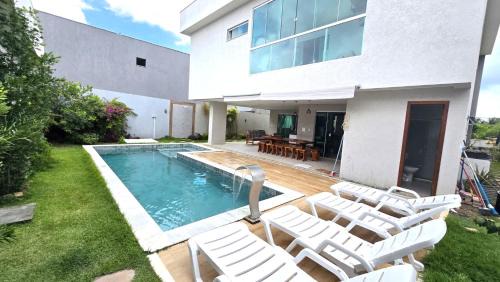 Barra do Jacuipe House | Casa de praia 5 suítes Cond Pq do Jacuípe