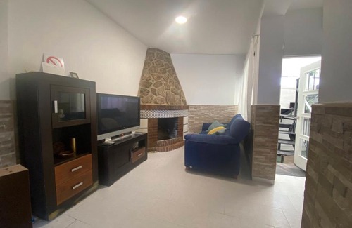 Navas del Rey House | Charming Casa de Pueblo with Fireplace and Family Amenities