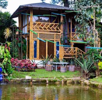 Chinauta Hotel | Romantic CASA DEL ÁRBOL with Pool and Ocean Views in Chinauta