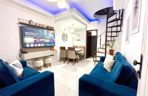 Foguete House | Oceanfront Casa Duplex Praia Das Dunas with Family Amenities