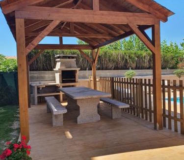 Portonovo Villa | Casa Galiñanes: Oceanfront Family Retreat with Pool