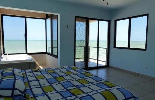 Chelem House | Pet-Friendly Oasis: Casa Garceta with Oceanfront Views