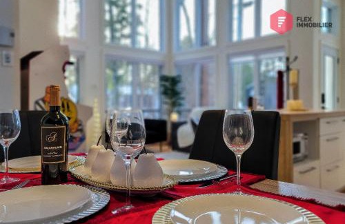 Pont-Rouge Ski Chalet | Relax at Casa Ibéricos: Spa, Pool & Scenic Trails Await