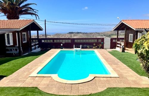 San Bartolome de Tirajana Villa | Discover Casa Inmaculada: Oceanfront Cabañas with Pool