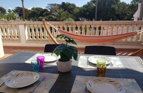 Cala'n Bosch Apartment | Casa Julia B8 Bon Repos: Poolside Retreat Steps from Beach