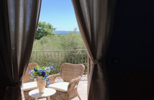 Montefiascone Apartment | Experience Casa Latina: Ocean Views & Cozy Fireplace Terrace