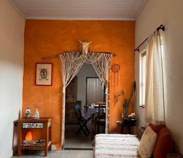 Vargem Bonita House | Casa Leela Canastra: Outdoor Space & Firewood Stove