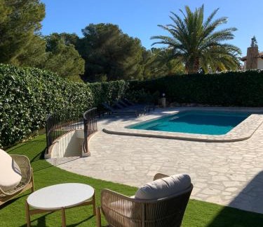 Cap de la Nau Villa | Casa Lila: Oceanfront Retreat with Pool & Pet-Friendly Rooms