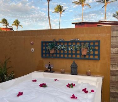 Sao Miguel de Touros House | Casa Mare 11: Oceanfront Escape with Hot Tub & Pet Friendly