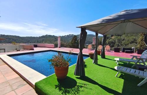 Sant Cebria de Vallalta Villa | Casa Mayabel - Exquisite Villa with Pool & Ocean Views
