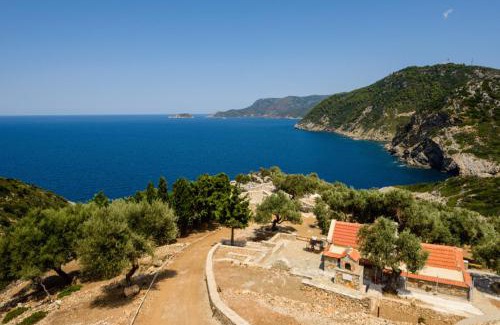 Alonnisos Old Town Ski Chalet | Exceptional Casa Milos Stone Chalets with Ocean Views