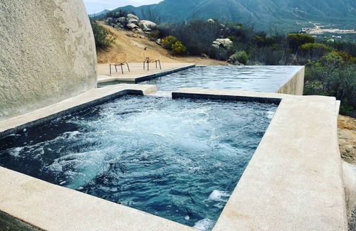 San Antonio de las Minas RV Rental | Pet-Friendly Glamping at Casa Misiones with Spa & Pool