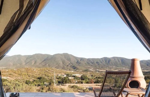 San Antonio de las Minas RV Rental | Unforgettable Casa Misiones Glamping with Spa & Pet Friendly