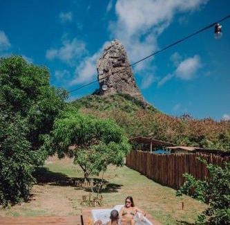 Vila dos Remedios Hotel | Relax at Casa Pé na Areia Noronha with Oceanfront Views