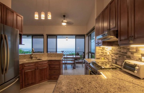 Rancho Santana House | Ocean View Retreat: Steps from Private Beach Access