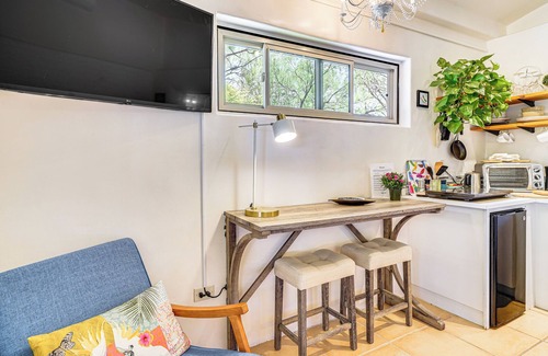 Patagonia Apartment | Discover Casa Paloma 1: Artsy Studio with Hot Tub Access