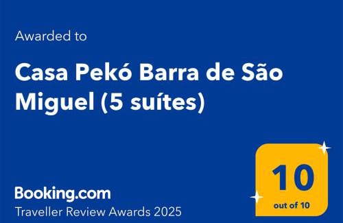 Barra de Sao Miguel House | Discover Casa Pekó: Oceanfront Suites in Barra de São Miguel