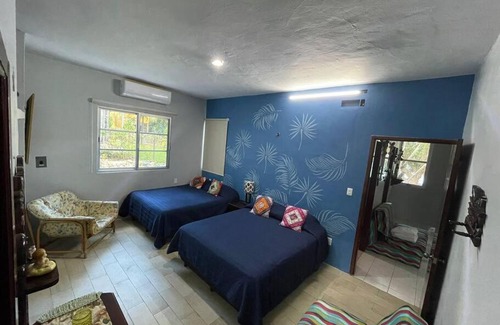 Chetumal House | Casa Rosa Bacalar: Private Beach & Oceanfront Bliss
