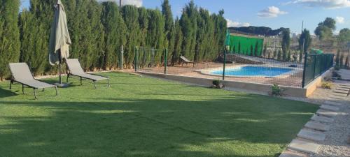 Cervera del Llano House | Cozy Casa Rural Cascales with Ocean View and Pool