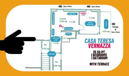 Vernazza Apartment | Casa Teresa: Guest Rated 9.8, Pet-Friendly with Balcony