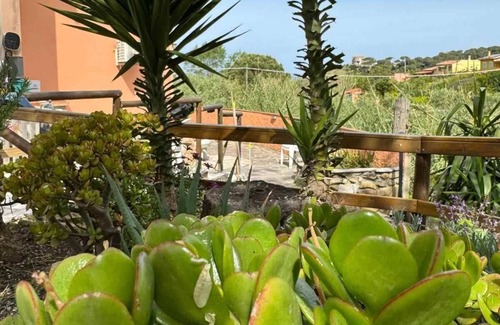 Procchio Apartment | Cozy Casa Vanna: One Bedroom with Ocean View & Pet-Friendly