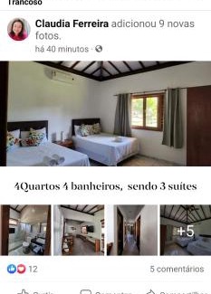 Porto Seguro House | Casa7 RCR Green Field: Nature Retreat with Pool & Breakfast