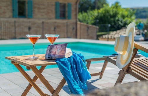 Mogliano Villa | Charming Casale Vigneto Villa with Ocean View & Private Pool