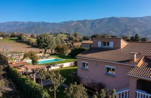 Sarrola-Carcopino Villa | Serene Family Villa with Pool and Oceanfront Views