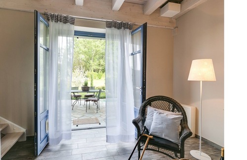 Roddi House | Elegant Cascina Arcangelo Raffaele with Ocean View Amenities