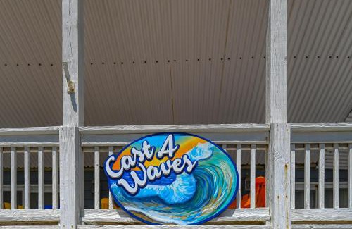 Surf City House | Relax at Cast-A-Waves: Oceanfront Home with Pool & Hot Tub