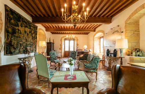 Thonac Other | Elegant Castle Retreat with Pool and River Views