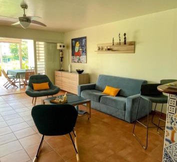 Bas du Fort Apartment | Idyllic Cauris Lodge du Marisol: Oceanfront with Beach Access