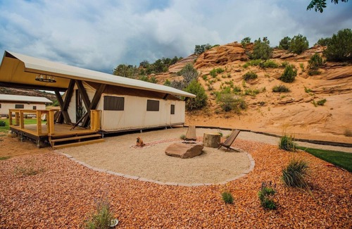 Kanab Cabin | Explore Cave Lakes Canvas Cabin Suite #2 with Family-Friendly Amenities