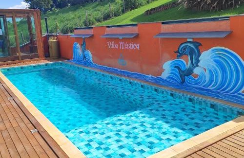 Bueno Brandao House | Pet-Friendly Retreat at Casa dos Flinstones, Vila Mágica