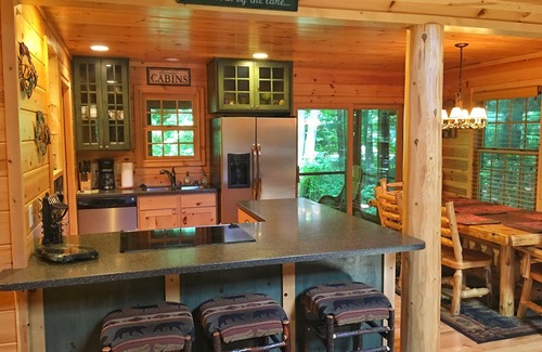 Saugatuck Cabin | Guest Favorite: Cedar Creek Lodge with Pool & Ocean Views