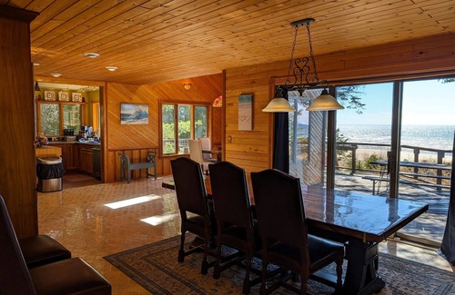 Naubinway Cottage | Experience Cedar Lodge with Ocean Views & Poolside Bliss