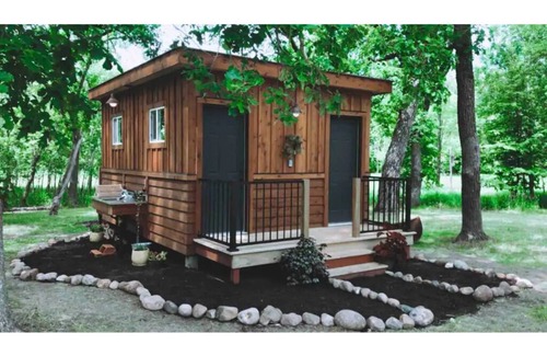 Battle Lake RV Rental | Experience Cedar Tent at The Grove Glamping - Rated 9/10