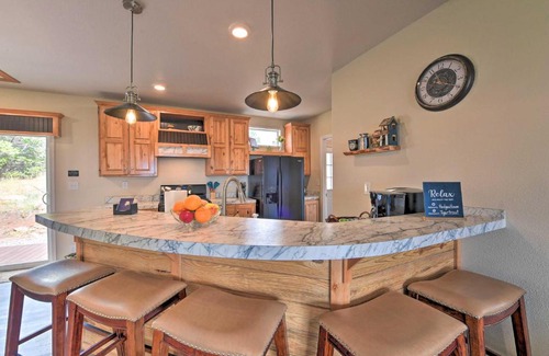 Cedaredge House | Relaxing Cedaredge Hideaway with Grill & Scenic Views