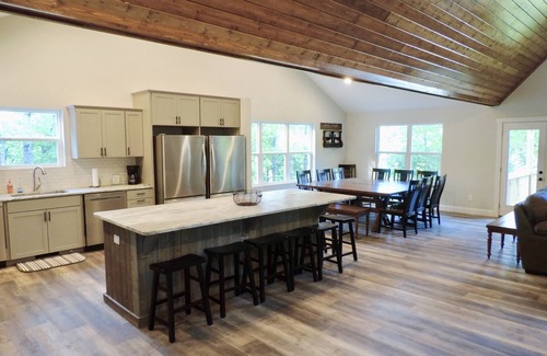 Lakeside Estates House | Perfect Retreat: Lake View, Hot Tub & Firepit Awaits!