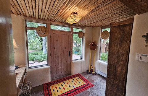 Taos House | Discover Celia: Walk to Town, Spa & Hot Tub Retreat