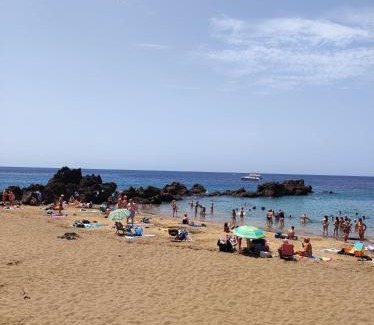 Puerto del Carmen Apartment | Beachside Retreat: Center Flat Puerto Del Carmen with Ocean Views