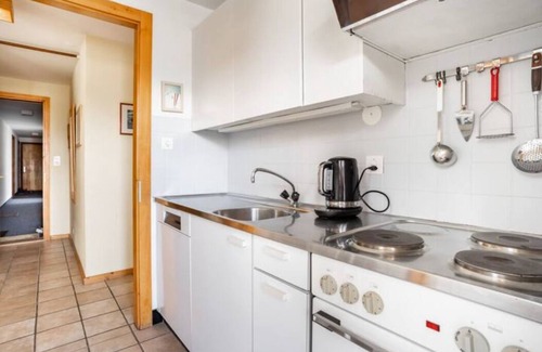 Saint-Pierre-de-Clages Apartment | Inviting Nendaz Retreat with Balcony, View & Fireplace