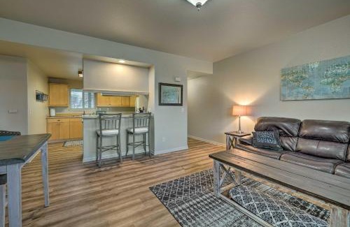 Anacortes Apartment | Cozy Central Apartment with Private Fireplace & Patio Access