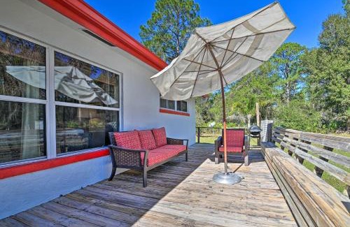 Umatilla House | Serene Florida Retreat with Pool, Grill & Hot Tub Access