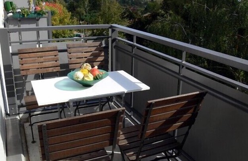 Schoeneberg Condo | Convenient Stay with Pool & Balcony near Friedenau Station