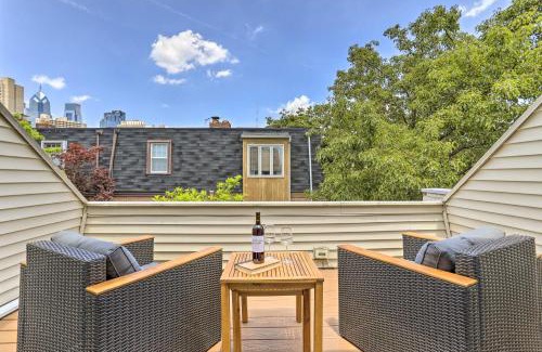 Washington Square West House | Philly Townhome with Private Patio & City Views - Top Rated