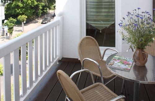 Binz Apartment | Prime 2-Room Apartment with Balcony at Villa Laetitia
