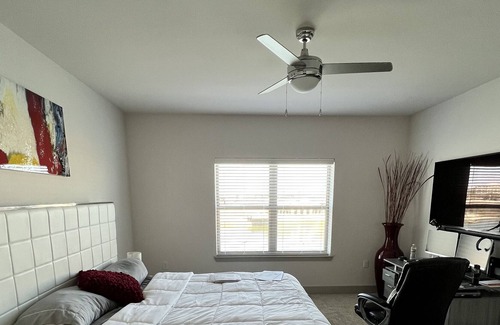 Farmers Branch Apartment | Centrally located modern apartment with amazing lake view.