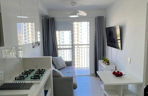 Panamby Apartment | Cozy Chácara Santo Antônio 1-Bedroom with Balcony